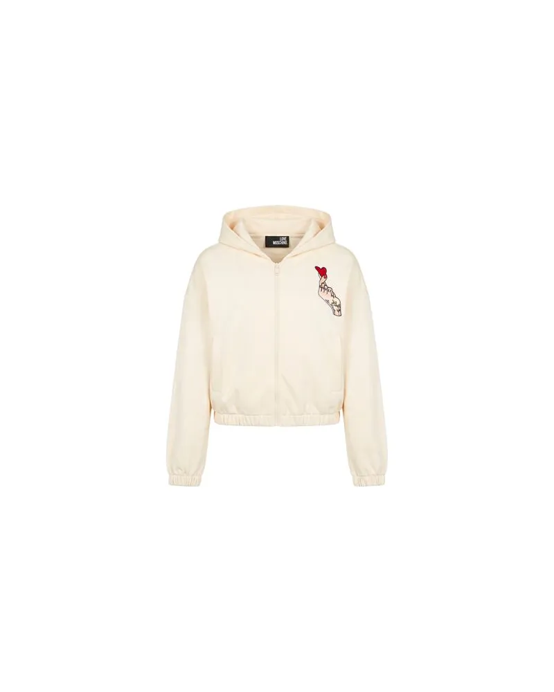 Moschino TOPS - Sweatshirtsauf YOOX.COM Cremeweiß