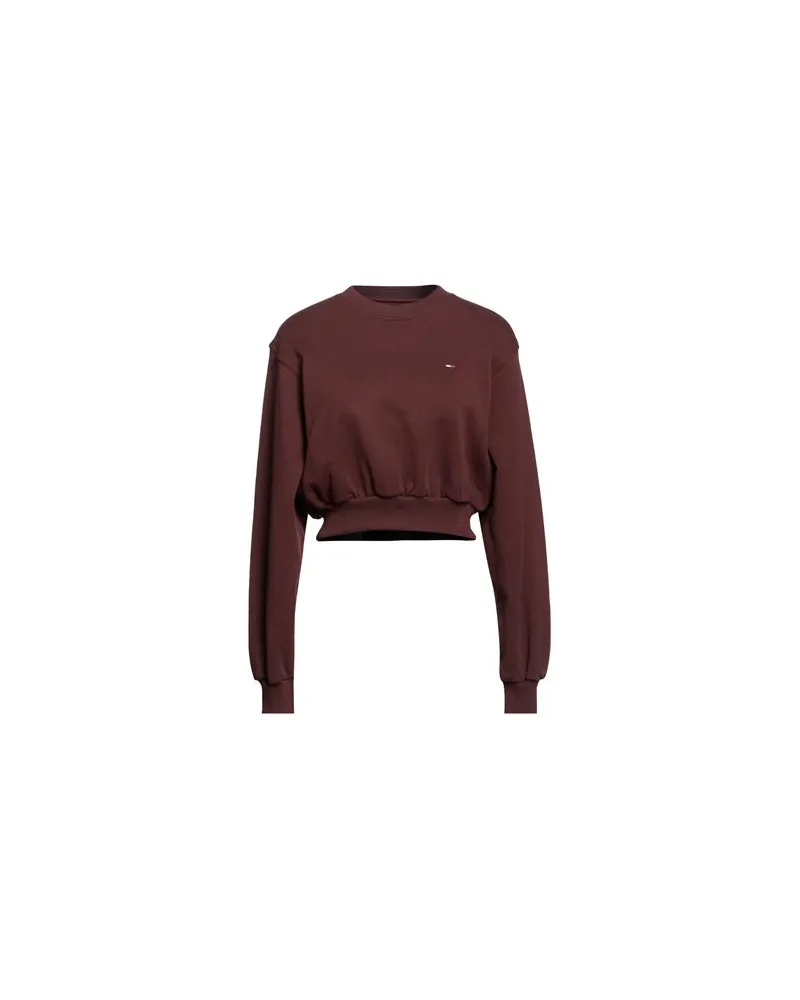 Tommy Hilfiger TOPS - Sweatshirtsauf YOOX.COM Schokobraun