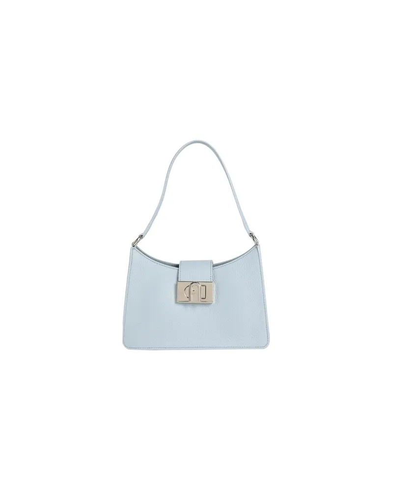 Furla 1927 S SHOULDER BAG SOFT  - TASCHEN - Handtaschenauf YOOX.COM Himmelblau