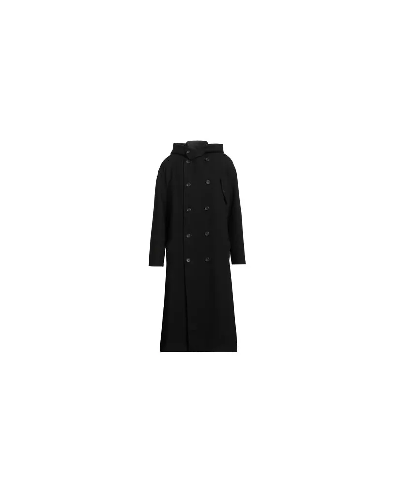 Yohji Yamamoto JACKEN & MÄNTEL - Mäntelauf YOOX.COM Schwarz