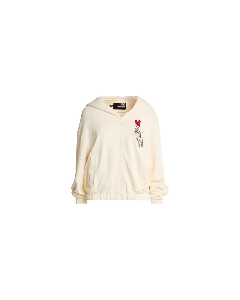 Moschino TOPS - Sweatshirtsauf YOOX.COM Cremeweiß