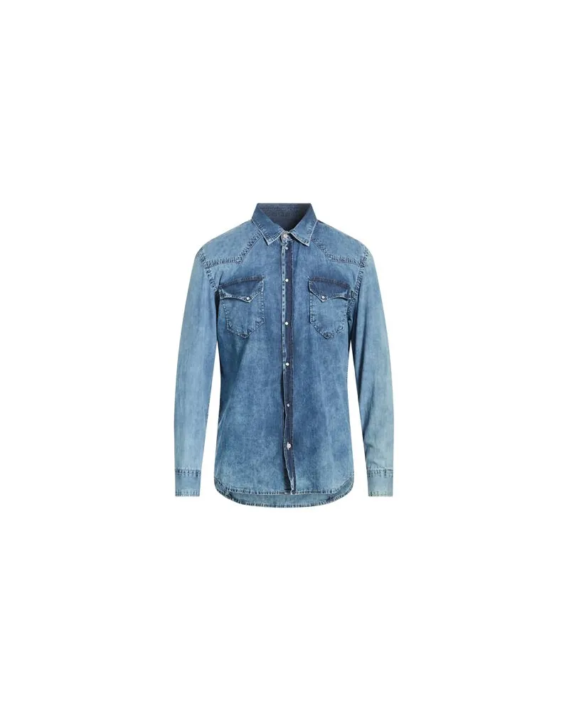 PMDS PREMIUM MOOD DENIM SUPERIOR TOPS - Jeanshemdenauf YOOX.COM Blau