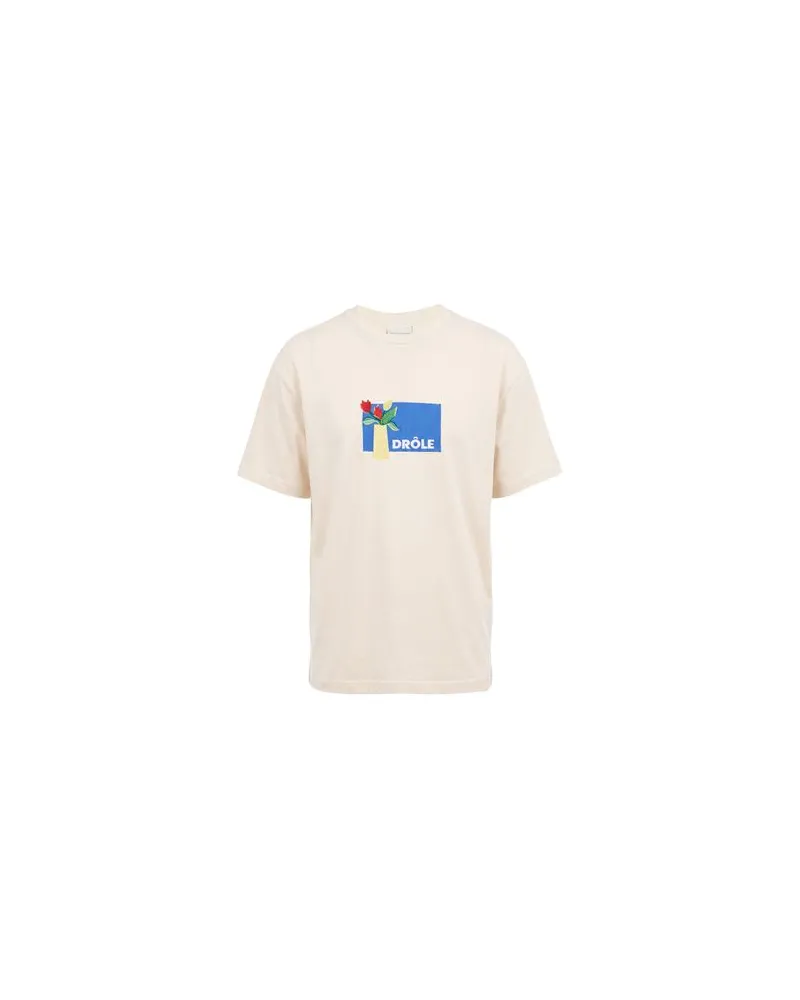 Drôle de Monsieur TOPS - T-shirtsauf YOOX.COM Elfenbein
