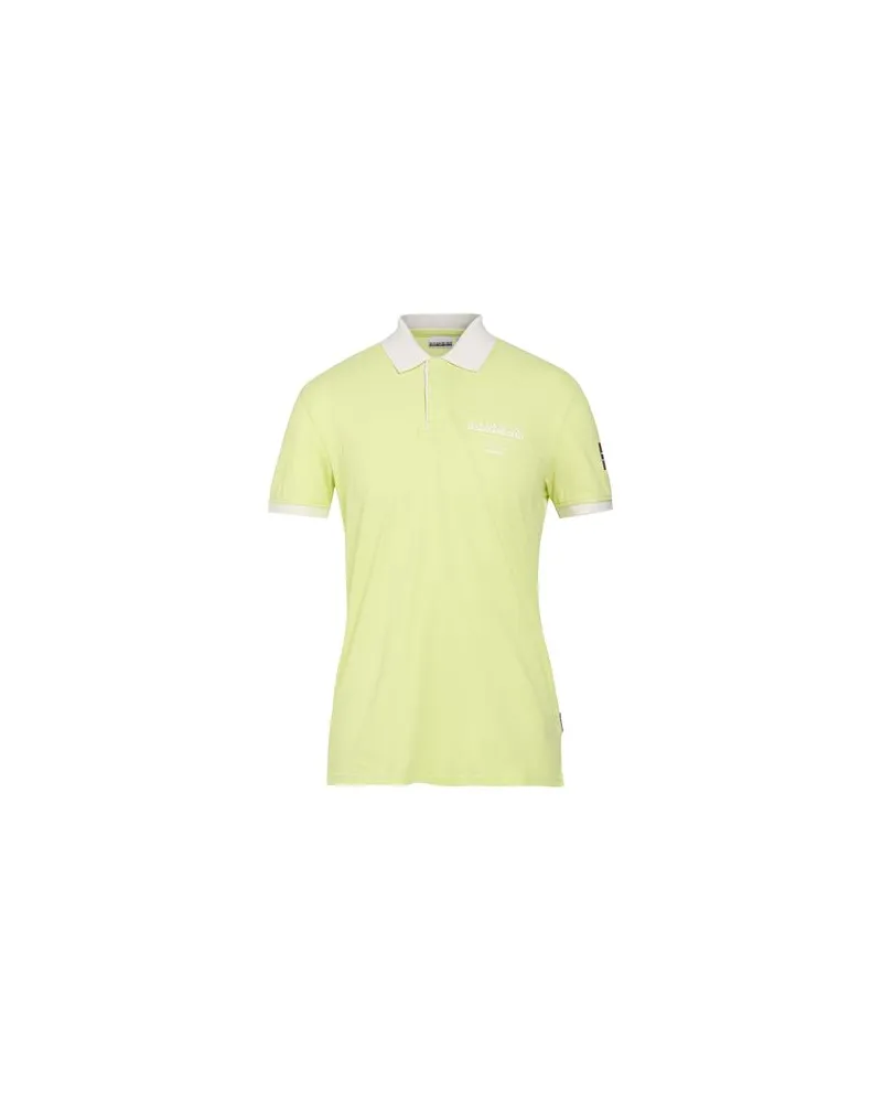 Napapijri TOPS - Poloshirtsauf YOOX.COM Limettengrün