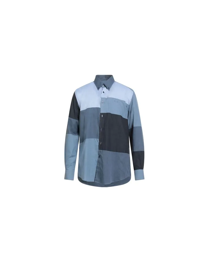 Harmont & Blaine TOPS - Jeanshemdenauf YOOX.COM Blau