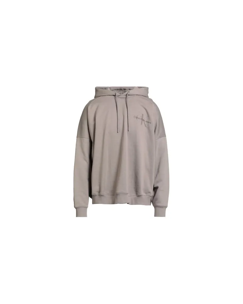 Calvin Klein TOPS - Sweatshirtsauf YOOX.COM Maulwurfsgrau