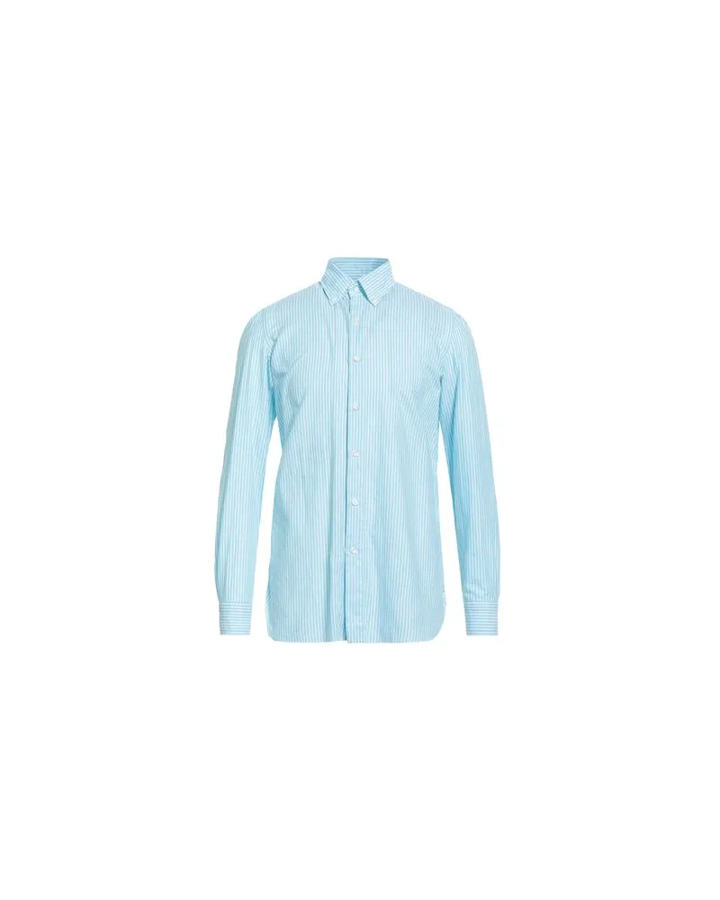 Luigi Borrelli TOPS - Hemdenauf YOOX.COM Azurblau