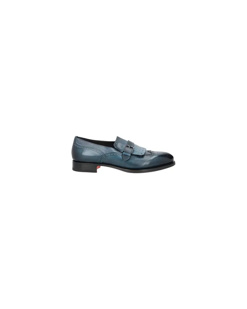 Santoni GOODYEAR - SCHUHE - Mokassinsauf YOOX.COM Marineblau