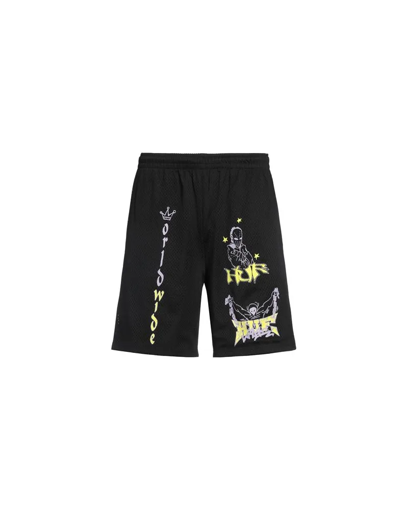 HUF HOSEN & RÖCKE - Shorts & Bermudashortsauf YOOX.COM Schwarz