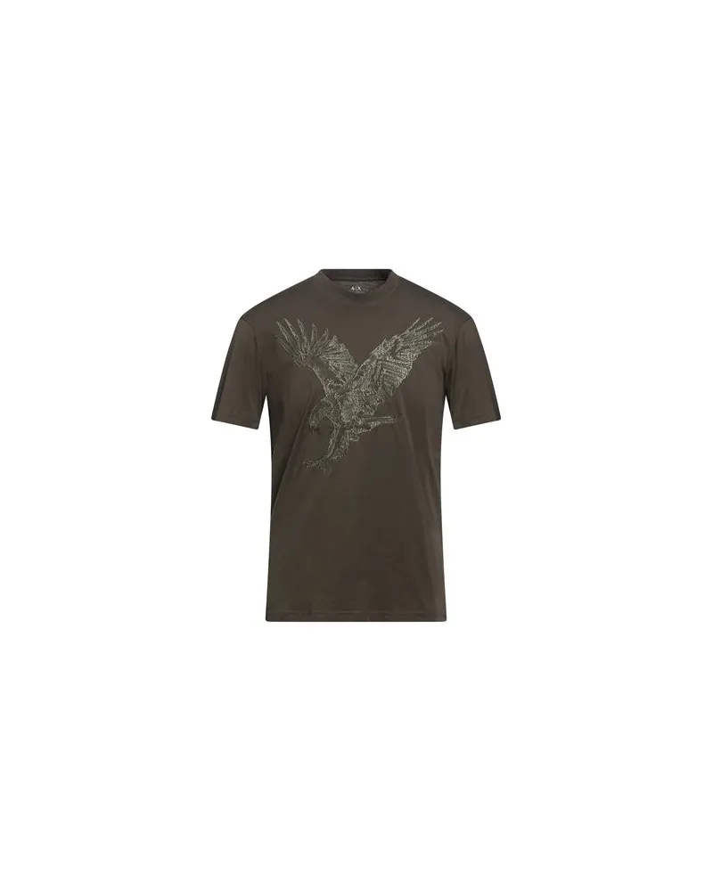 Armani Exchange TOPS - T-shirtsauf YOOX.COM Khaki