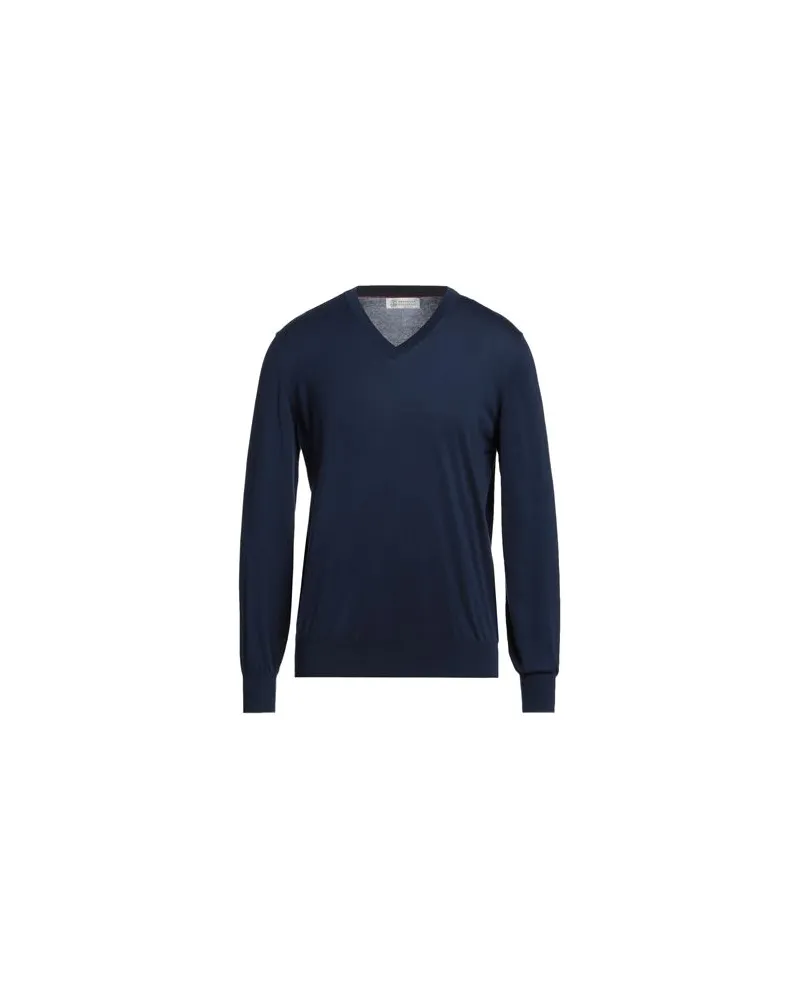 Brunello Cucinelli STRICKWAREN - Pulloverauf YOOX.COM Nachtblau