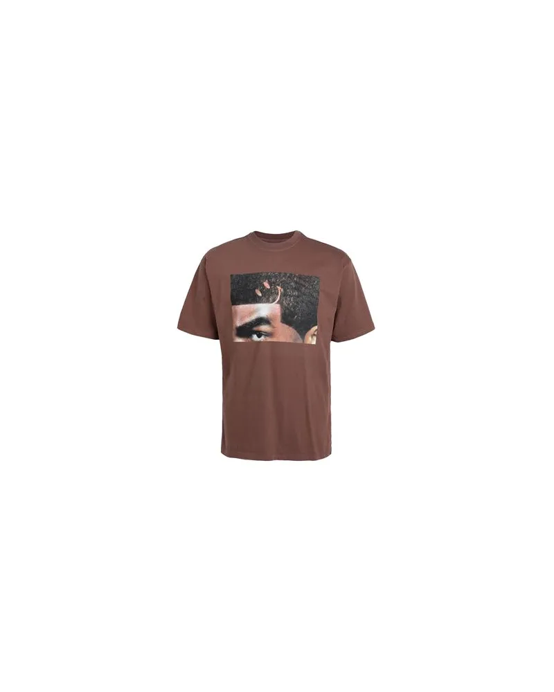 Market Smiley Soft Part T-Shirt  - Smiley Soft Part T-Shirt - TOPS - T-shirtsauf YOOX.COM Braun