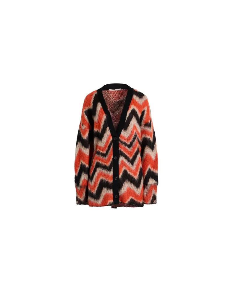 Suoli STRICKWAREN - Strickjackenauf YOOX.COM Orange