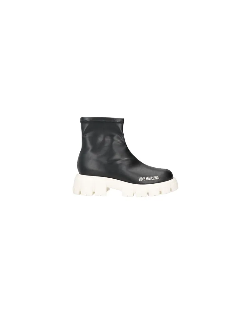 Moschino SCHUHE - Stiefelettenauf YOOX.COM Schwarz