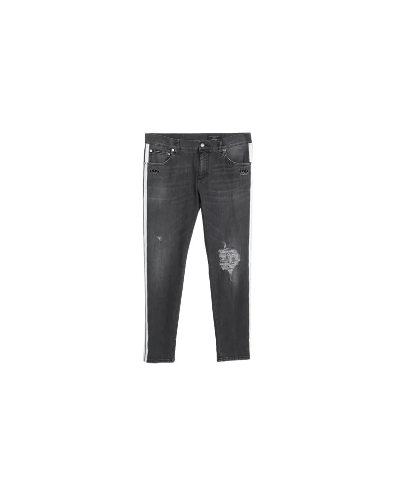 Dolce & Gabbana HOSEN & RÖCKE - Jeanshosenauf YOOX.COM Grau