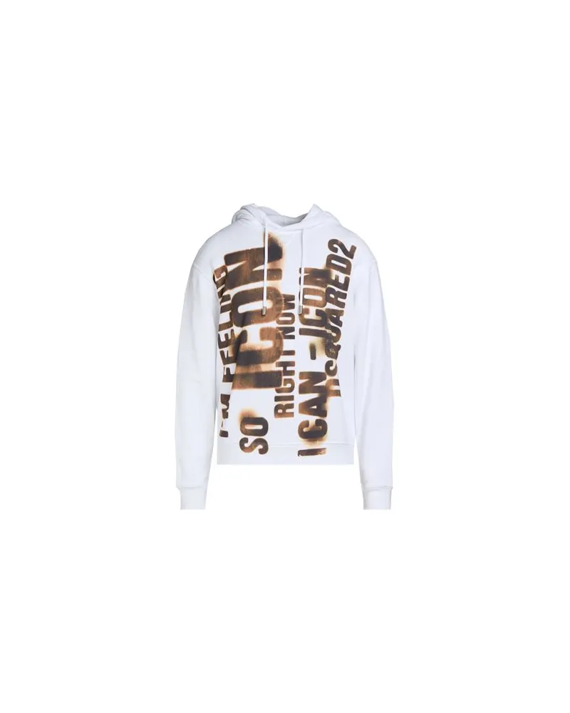 Dsquared2 TOPS - Sweatshirtsauf YOOX.COM Weiß