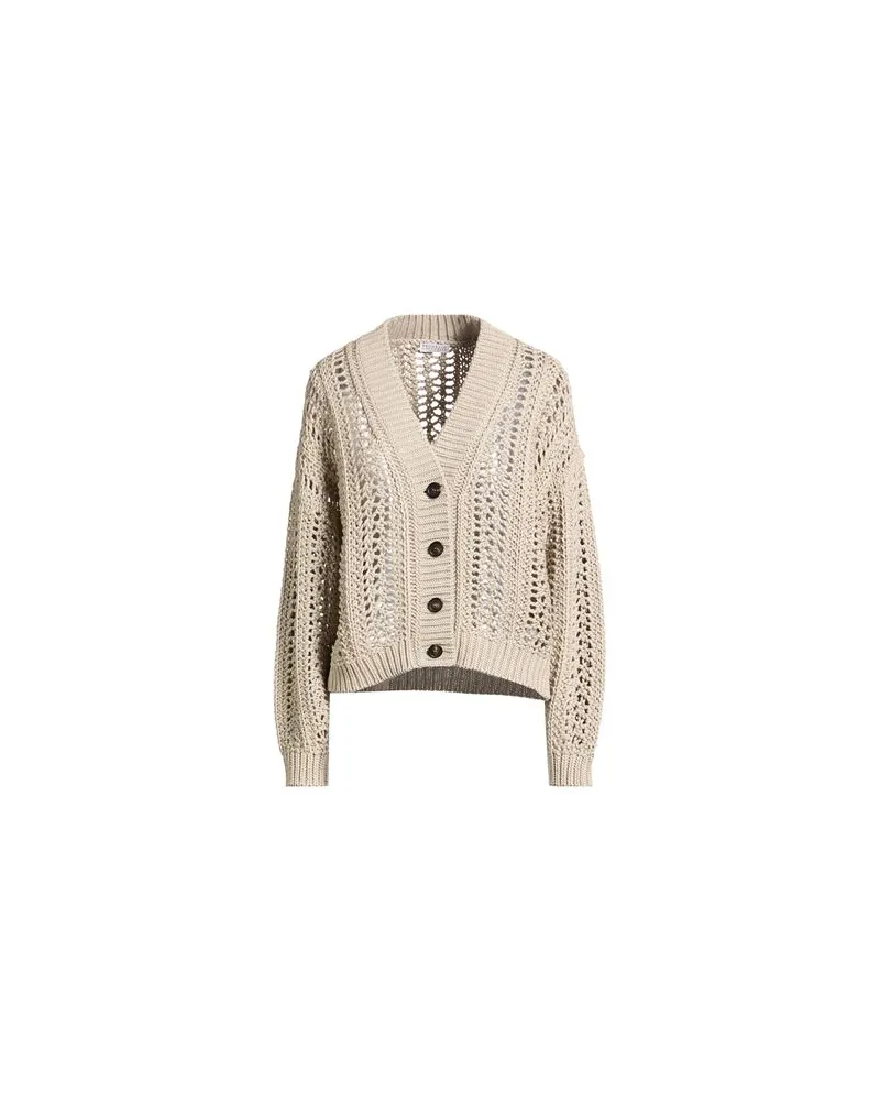 Brunello Cucinelli STRICKWAREN - Strickjackenauf YOOX.COM Beige