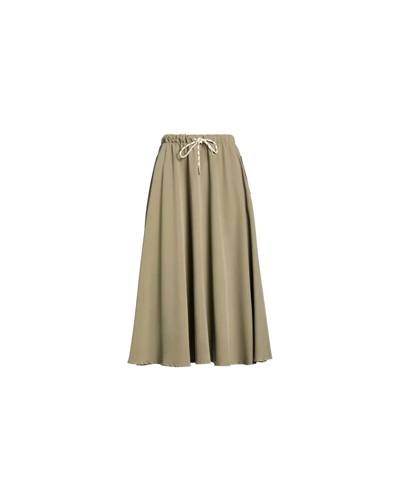 Please HOSEN & RÖCKE - Midi-Röckeauf YOOX.COM Khaki