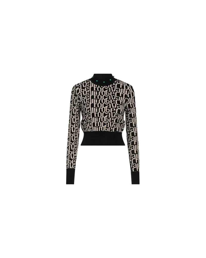 Roberto Cavalli STRICKWAREN - Pulloverauf YOOX.COM Schwarz