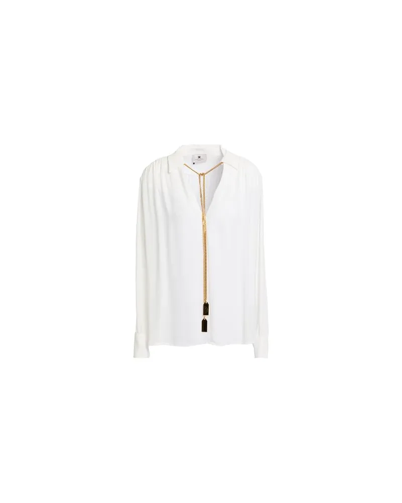 Elisabetta Franchi TOPS - Topsauf YOOX.COM Weiß