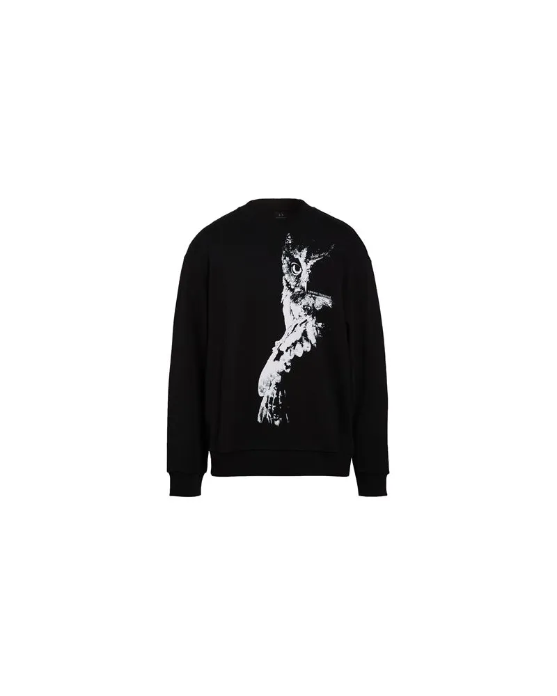 Armani Exchange TOPS - Sweatshirtsauf YOOX.COM Schwarz