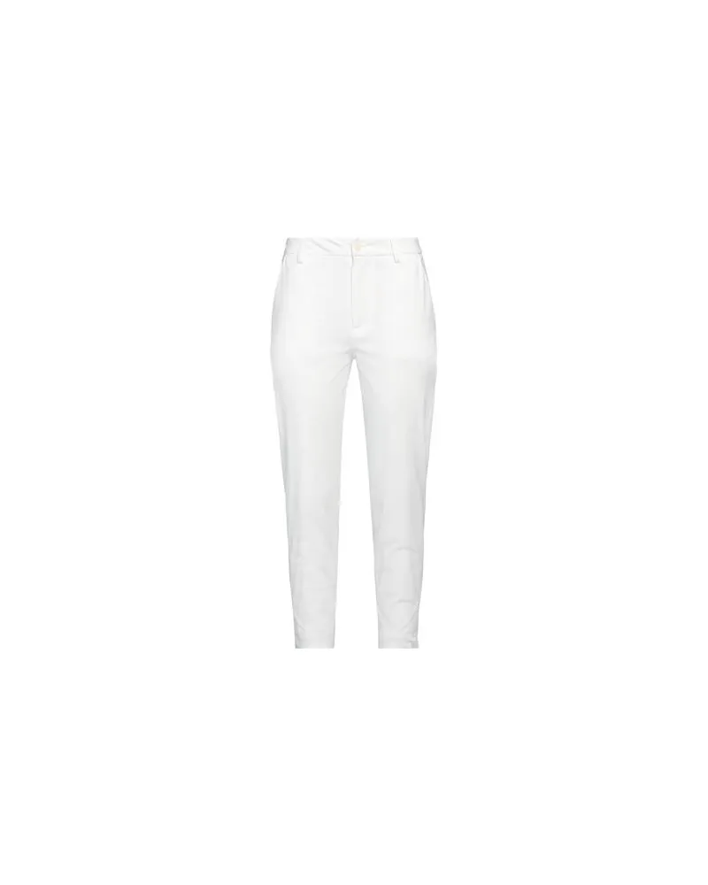 VIRNA DRÒ HOSEN & RÖCKE - Hosenauf YOOX.COM Weiß