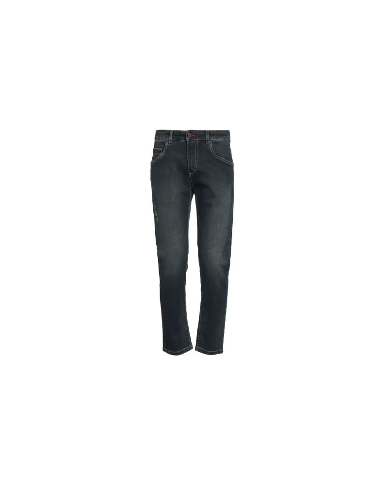 CAMOUFLAGE AR AND J. HOSEN & RÖCKE - Jeanshosenauf YOOX.COM Blau
