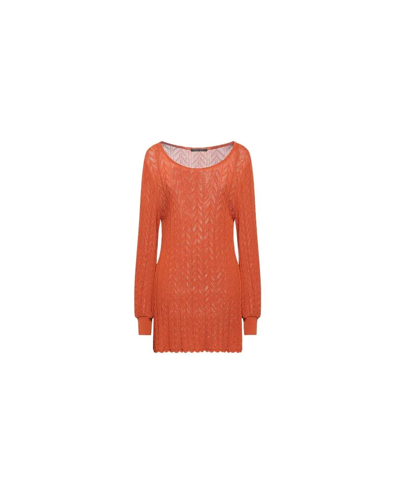 Alberta Ferretti STRICKWAREN - Pulloverauf YOOX.COM Rostrot