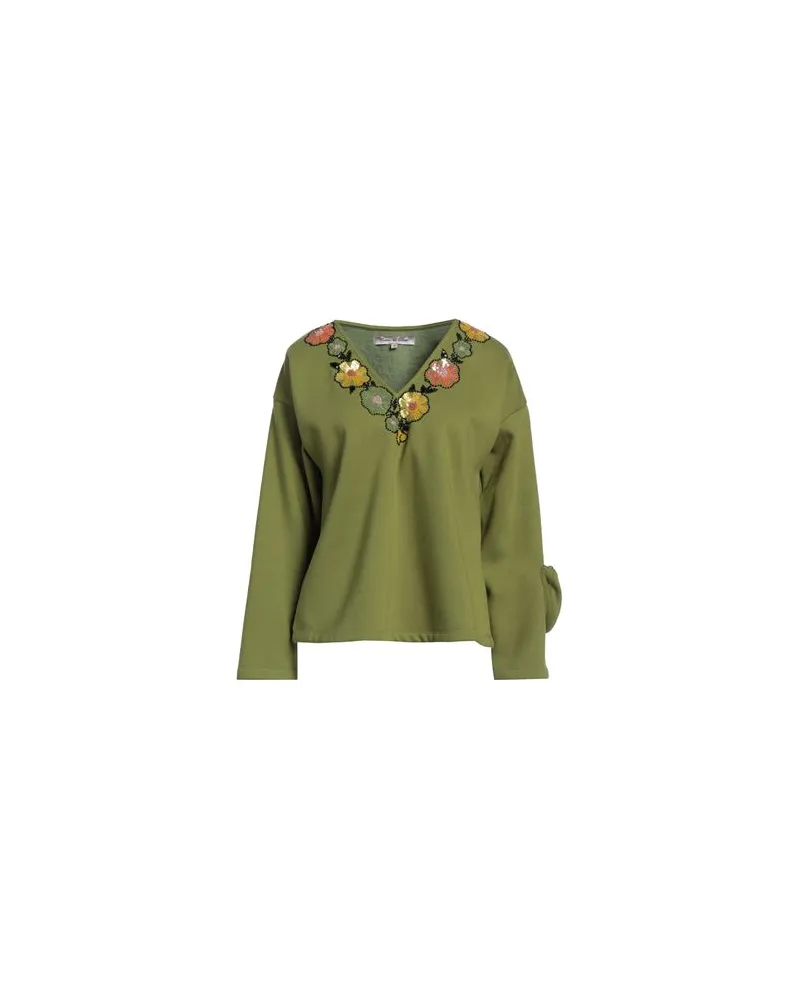 Connor & Blake TOPS - Sweatshirtsauf YOOX.COM Limettengrün