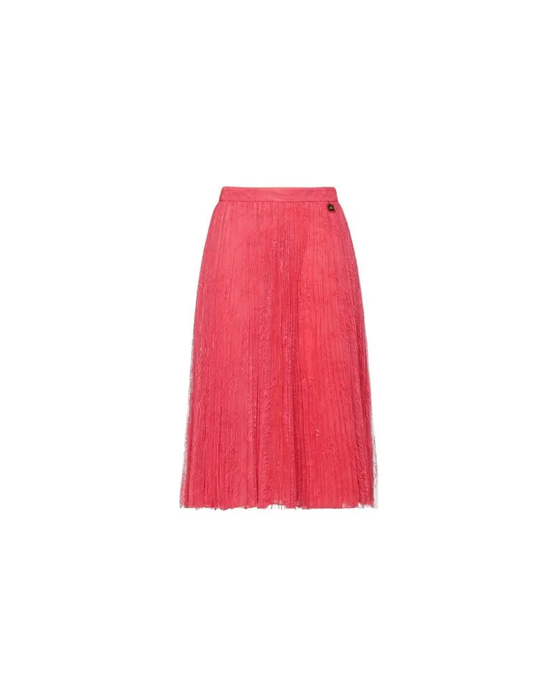 Elisabetta Franchi HOSEN & RÖCKE - Midi-Röckeauf YOOX.COM Rot