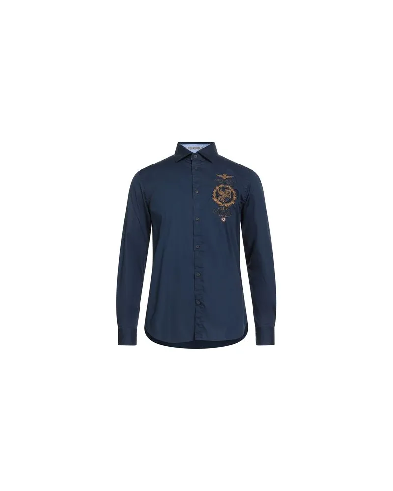 Aeronautica Militare TOPS - Hemdenauf YOOX.COM Marineblau
