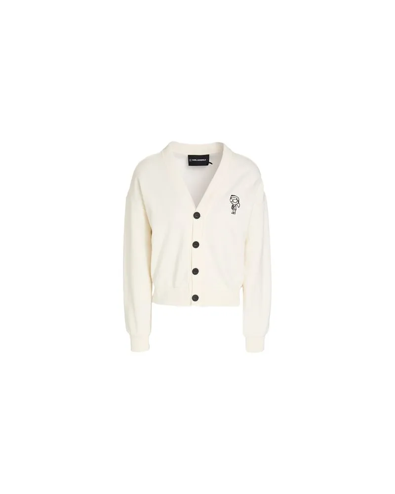 Karl Lagerfeld TOPS - Sweatshirtsauf YOOX.COM Cremeweiß