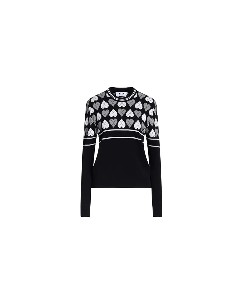 MSGM STRICKWAREN - Pulloverauf YOOX.COM Schwarz