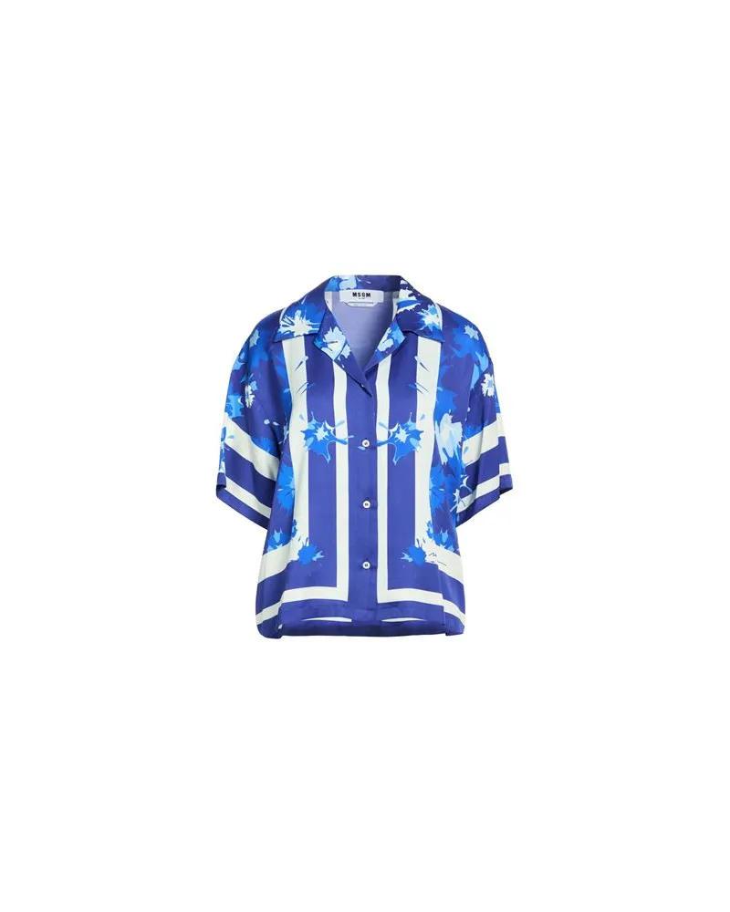 MSGM TOPS - Hemdenauf YOOX.COM Blau
