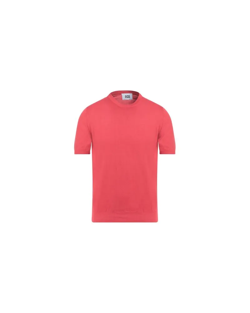 Alpha Studio STRICKWAREN - Pulloverauf YOOX.COM Rot
