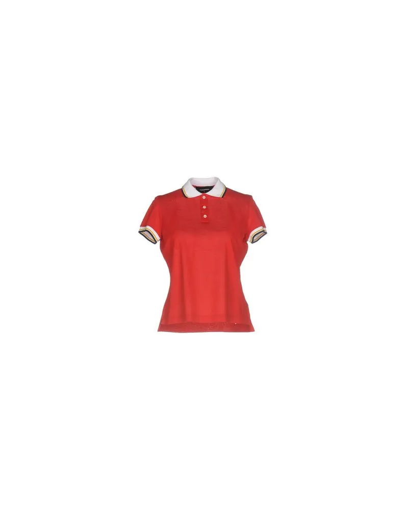 Dsquared2 TOPS - Poloshirtsauf YOOX.COM Rot
