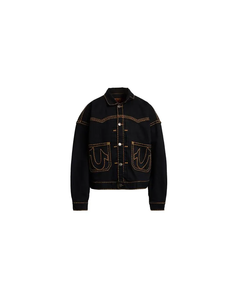 True Religion JACKEN & MÄNTEL - Jeansjacken/Mäntelauf YOOX.COM Schwarz