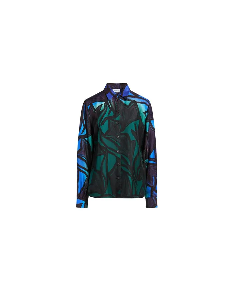 Ferragamo TOPS - Hemdenauf YOOX.COM Smaragdgrün