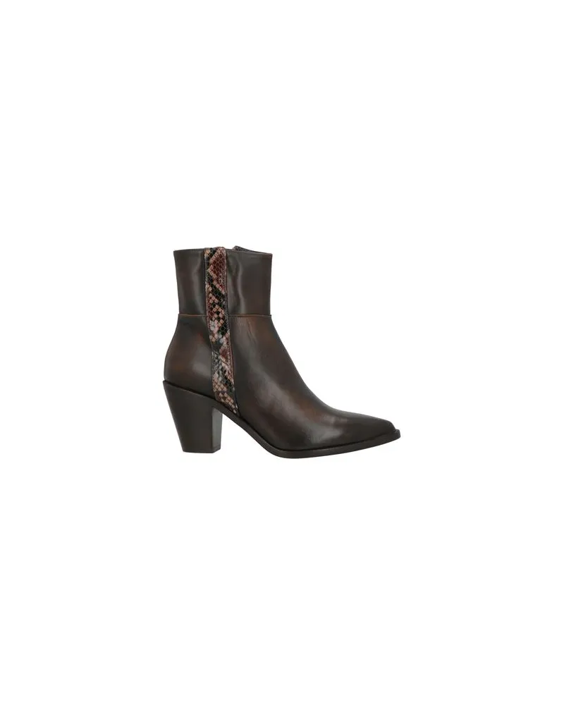 Roberto Botticelli SCHUHE - Stiefelettenauf YOOX.COM Dunkelbraun