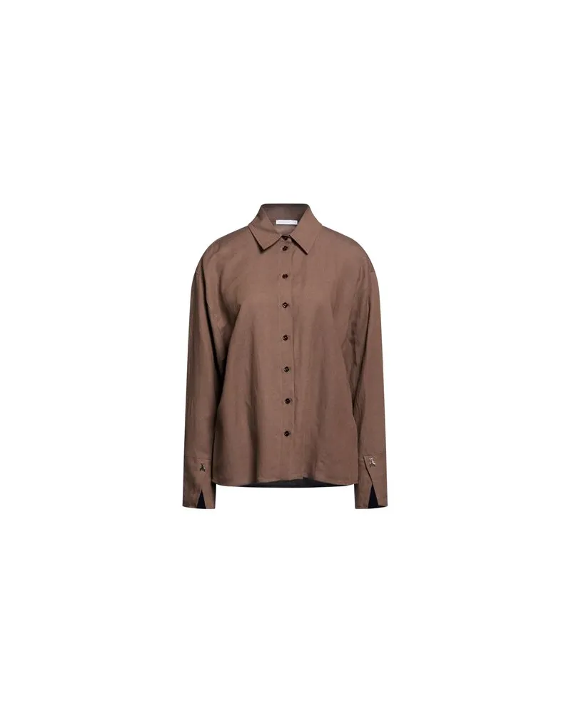 Patrizia Pepe TOPS - Hemdenauf YOOX.COM Schokobraun