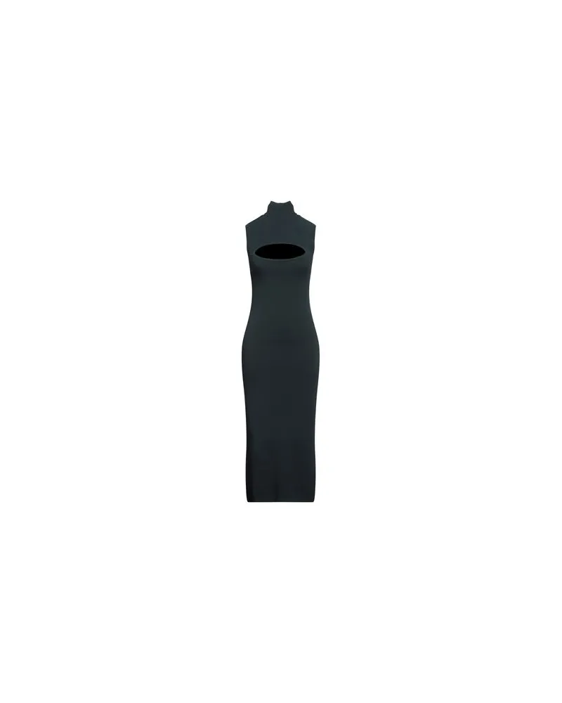 P.A.R.O.S.H. KLEIDER - Maxi-Kleiderauf YOOX.COM Taubenblau