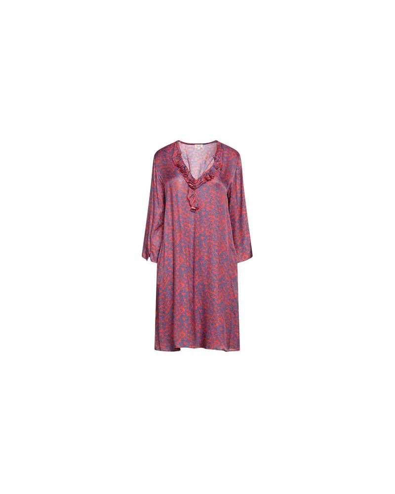 Her Shirt Her Dress KLEIDER - Midi-Kleiderauf YOOX.COM Rot