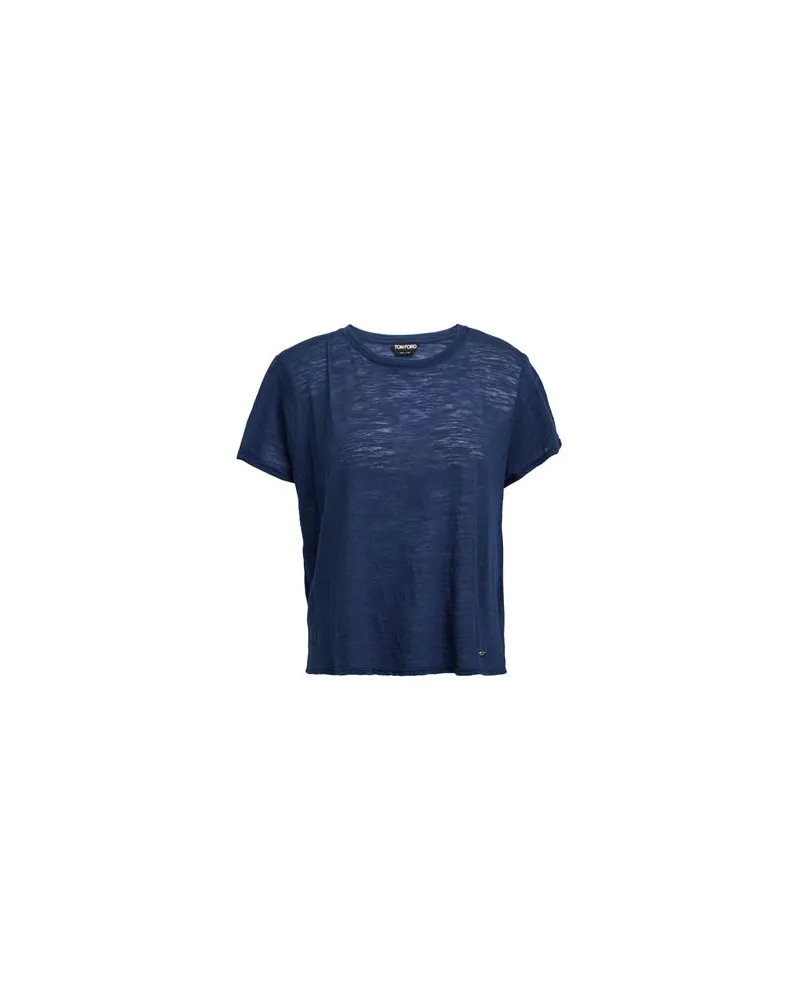 Tom Ford TOPS - T-shirtsauf YOOX.COM Marineblau