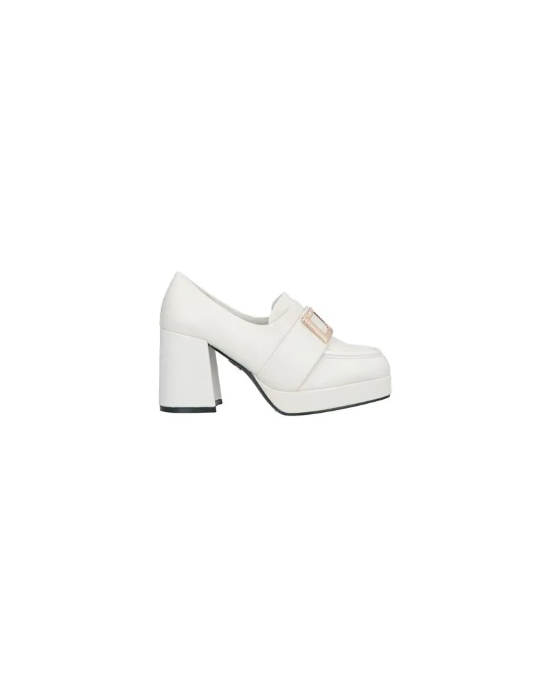Laura Biagiotti SCHUHE - Mokassinsauf YOOX.COM Cremeweiß