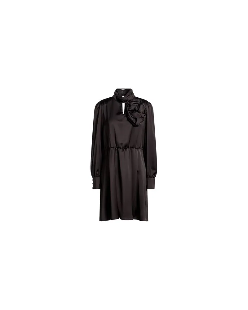 Fracomina KLEIDER - Mini-Kleiderauf YOOX.COM Schwarz