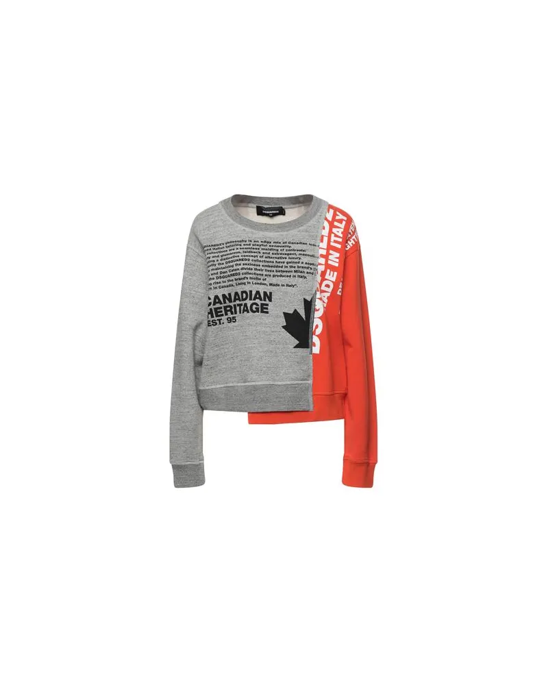 Dsquared2 TOPS - Sweatshirtsauf YOOX.COM Grau