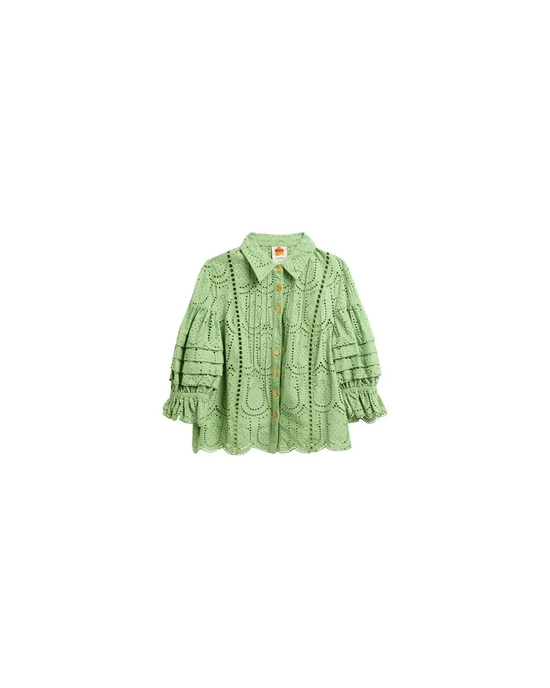 FARM Rio TOPS - Hemdenauf YOOX.COM Grün