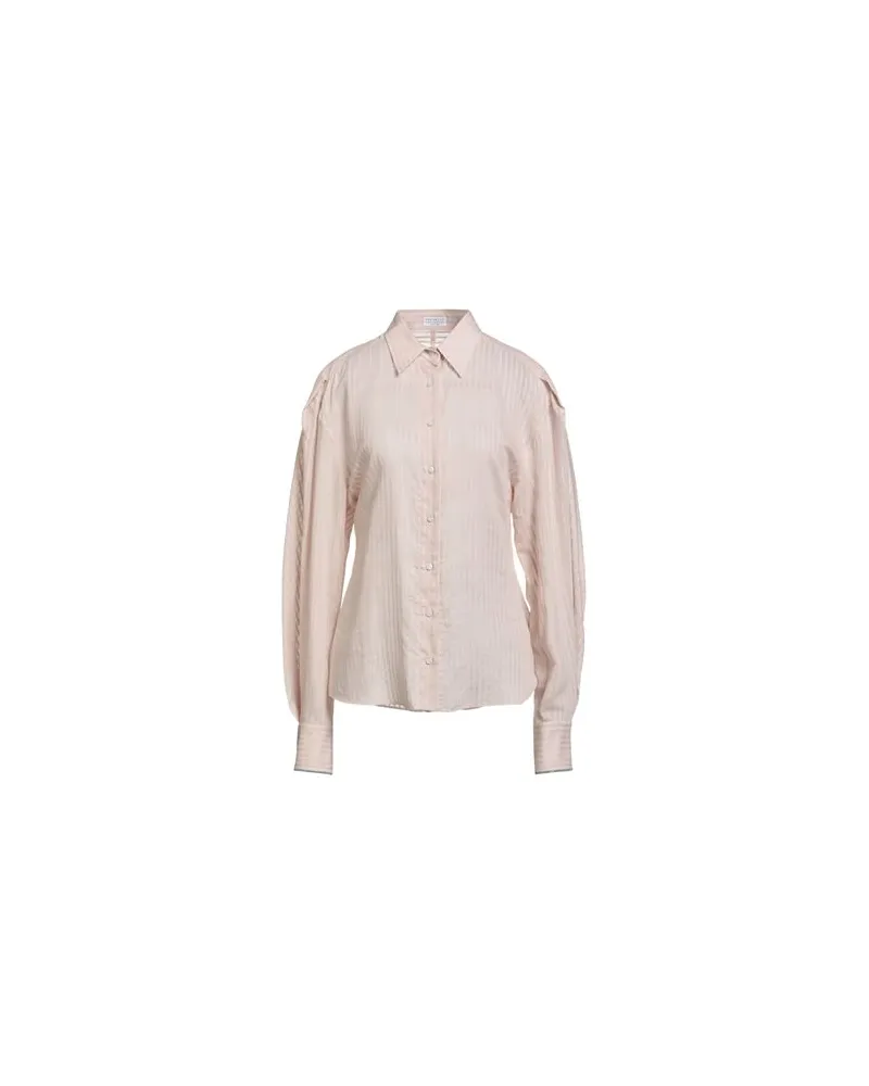 Brunello Cucinelli TOPS - Hemdenauf YOOX.COM Hellrosa