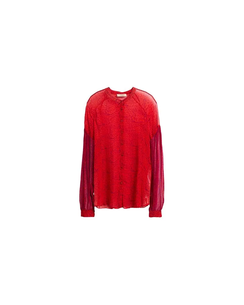 Twin-Set TOPS - Hemdenauf YOOX.COM Rot