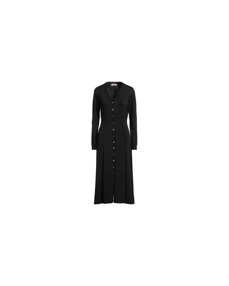 Twin-Set KLEIDER - Midi-Kleiderauf YOOX.COM Schwarz